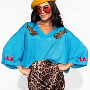 Dressed In LaLa Way To Go Tiger cropped jersey